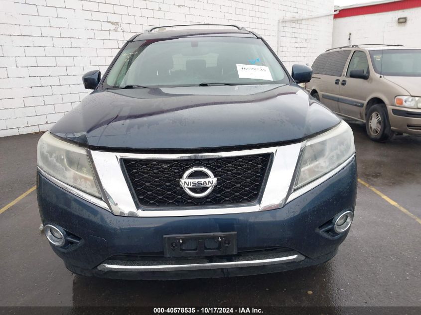 2015 Nissan Pathfinder Sl VIN: 5N1AR2MN3FC722934 Lot: 40578535