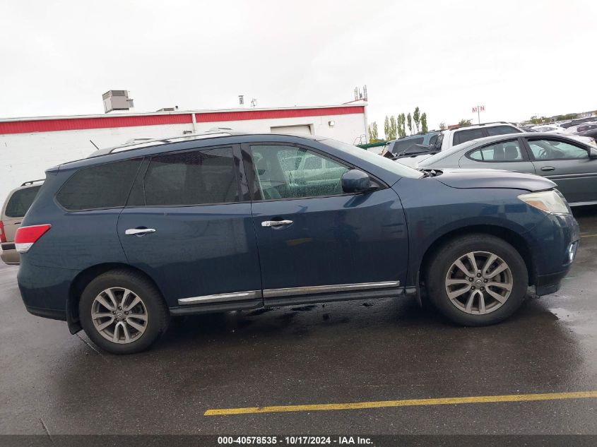 2015 Nissan Pathfinder Sl VIN: 5N1AR2MN3FC722934 Lot: 40578535