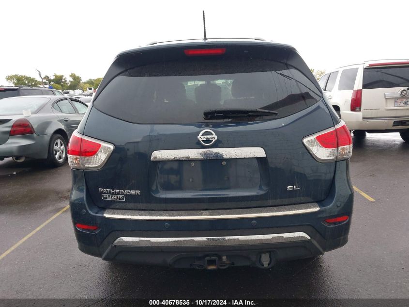 2015 Nissan Pathfinder Sl VIN: 5N1AR2MN3FC722934 Lot: 40578535