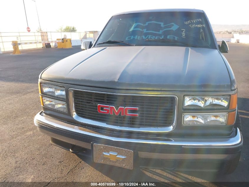 1996 GMC Yukon VIN: 3GKEK18R4TG510297 Lot: 40578599