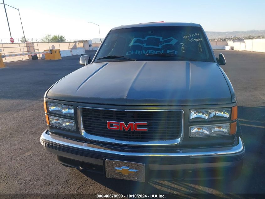 1996 GMC Yukon VIN: 3GKEK18R4TG510297 Lot: 40578599