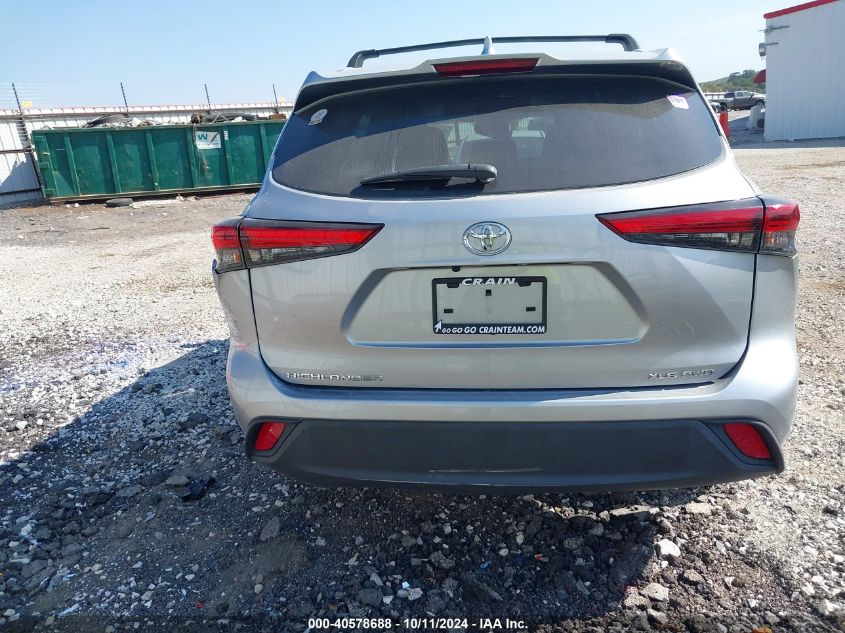 2022 Toyota Highlander Xle VIN: 5TDGZRBHXNS175047 Lot: 40578688