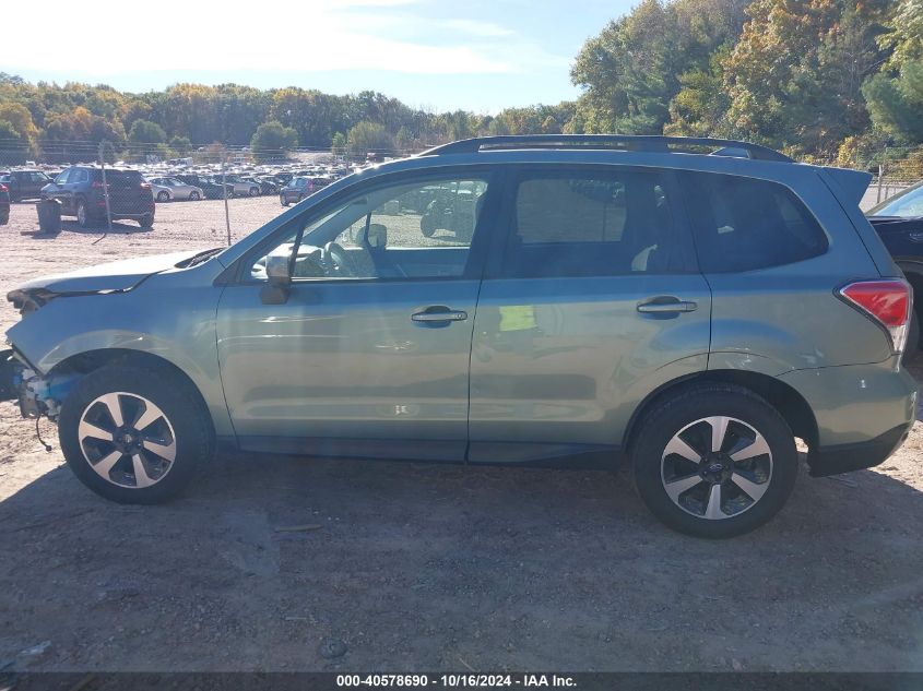 2017 Subaru Forester 2.5I Premium VIN: JF2SJAGC1HH587156 Lot: 40578690