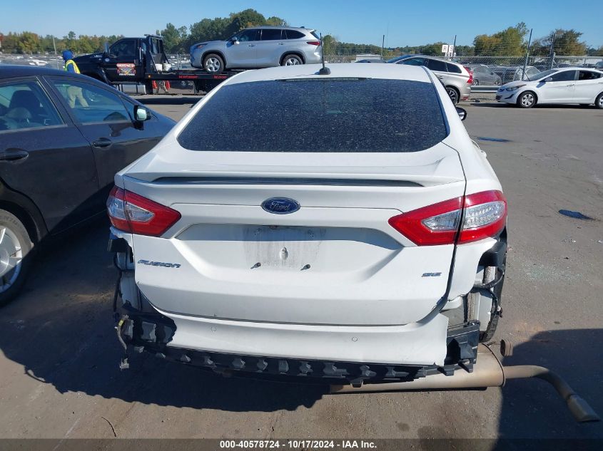 2016 Ford Fusion Se VIN: 3FA6P0H7XGR254421 Lot: 40578724