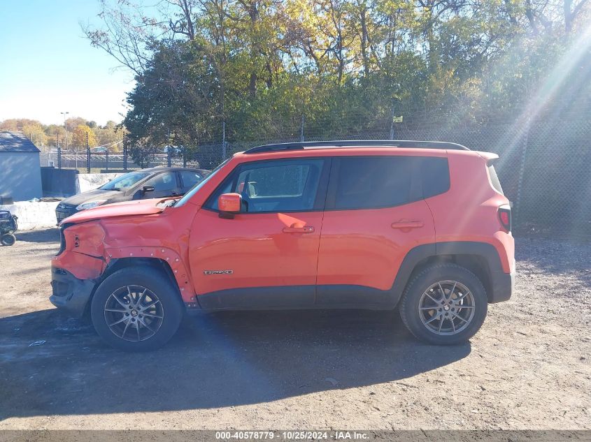 2016 Jeep Renegade Latitude VIN: ZACCJBBT7GPC60476 Lot: 40578779