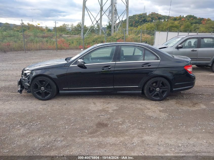 2011 Mercedes-Benz C-Class C 300 Luxury VIN: WDDGF8BB7BR164070 Lot: 40578804