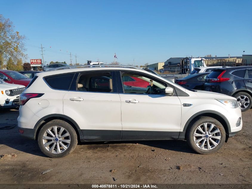 2017 Ford Escape Titanium VIN: 1FMCU0J99HUB30972 Lot: 40578811