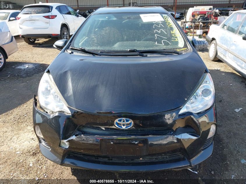 JTDKDTB35E1573385 2014 Toyota Prius C Two