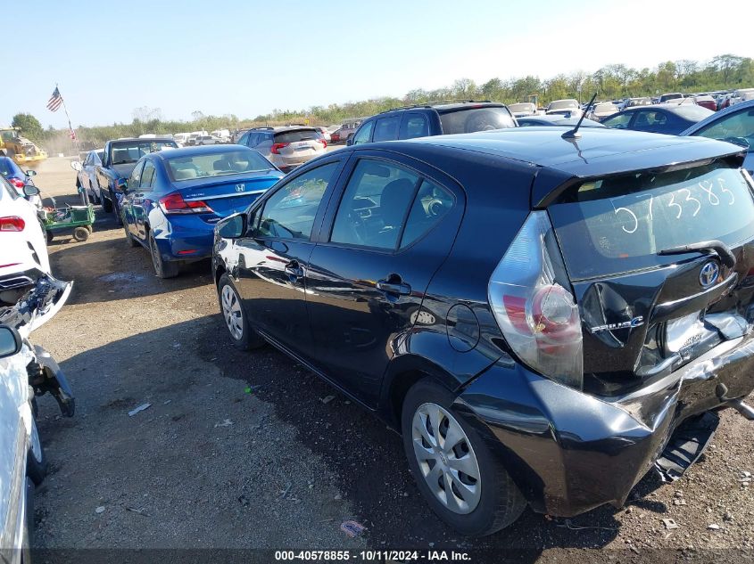 2014 Toyota Prius C Two VIN: JTDKDTB35E1573385 Lot: 40578855