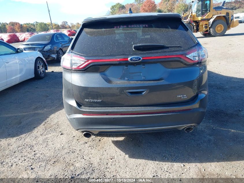 2018 Ford Edge Sel VIN: 2FMPK4J87JBB69951 Lot: 40578877