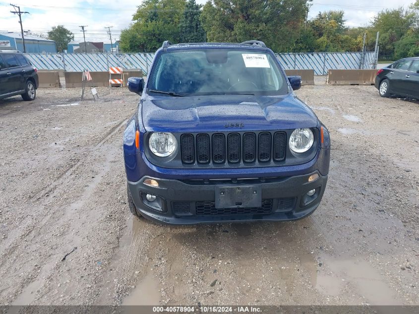 2018 Jeep Renegade Altitude Fwd VIN: ZACCJABB8JPH96880 Lot: 40578904