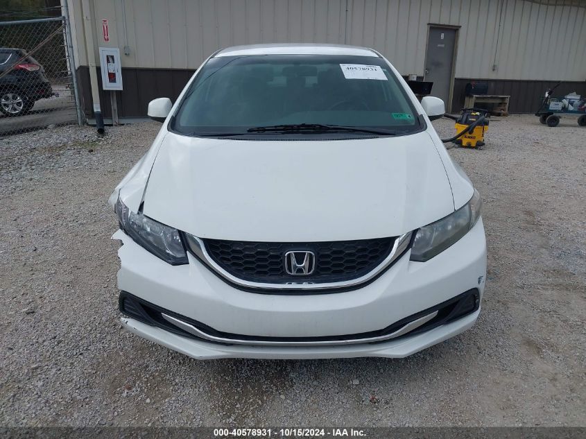 2013 Honda Civic Lx VIN: 19XFB2F57DE073303 Lot: 40578931