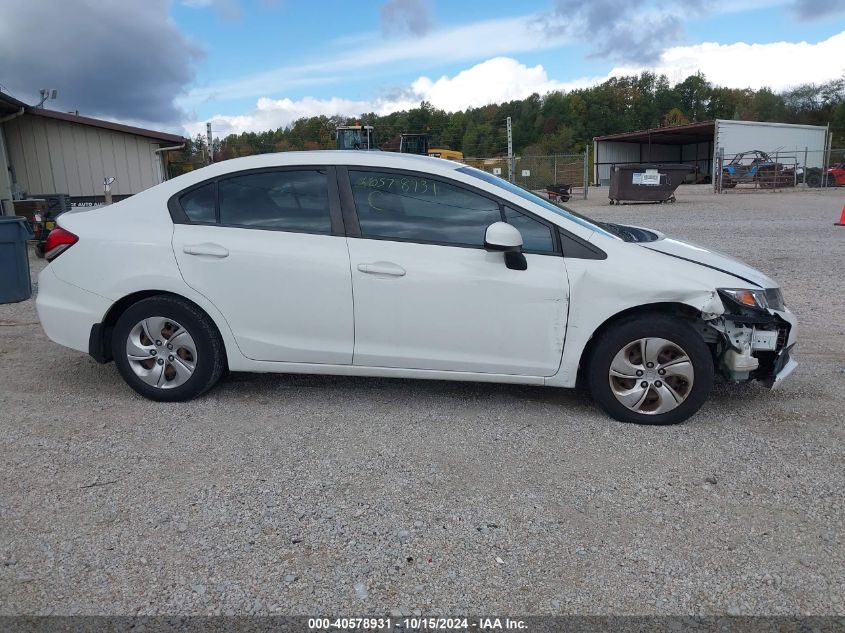 2013 Honda Civic Lx VIN: 19XFB2F57DE073303 Lot: 40578931