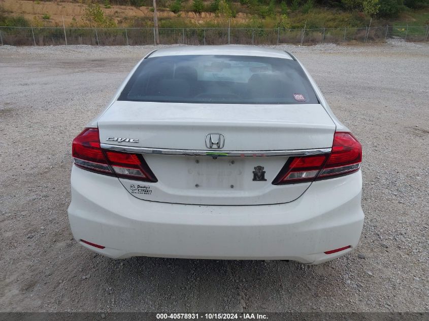 2013 Honda Civic Lx VIN: 19XFB2F57DE073303 Lot: 40578931