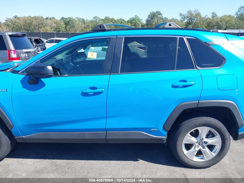 2021 TOYOTA RAV4 HYBRID LE - 4T3L6RFV2MU015135