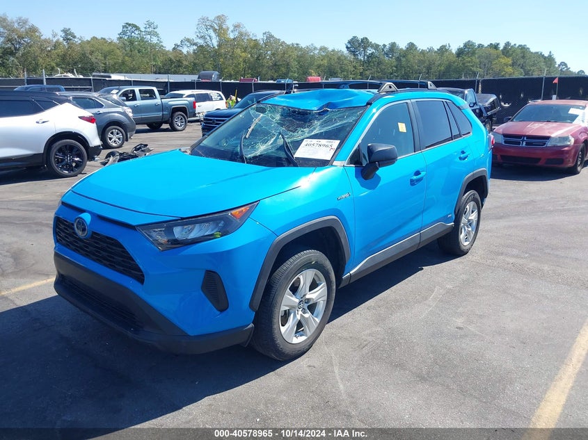 2021 TOYOTA RAV4 HYBRID LE - 4T3L6RFV2MU015135