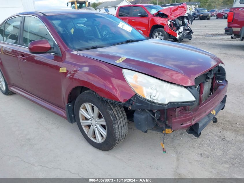 2011 Subaru Legacy 2.5I Premium VIN: 4S3BMBC65B3260811 Lot: 40578973