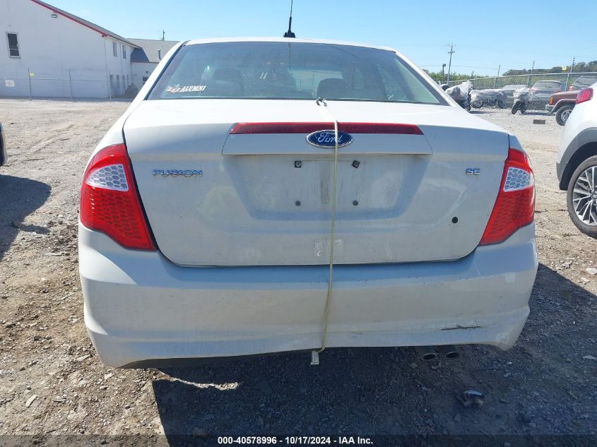 2010 Ford Fusion Se VIN: 3FAHP0HA6AR333256 Lot: 40578996