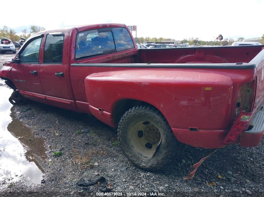 2005 Dodge Ram 3500 Slt/Laramie VIN: 3D7MS48C05G748659 Lot: 40579025