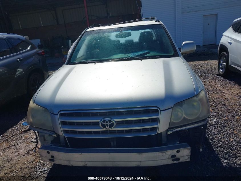 2003 Toyota Highlander Limited V6 VIN: JTEHF21AX30152842 Lot: 40579048