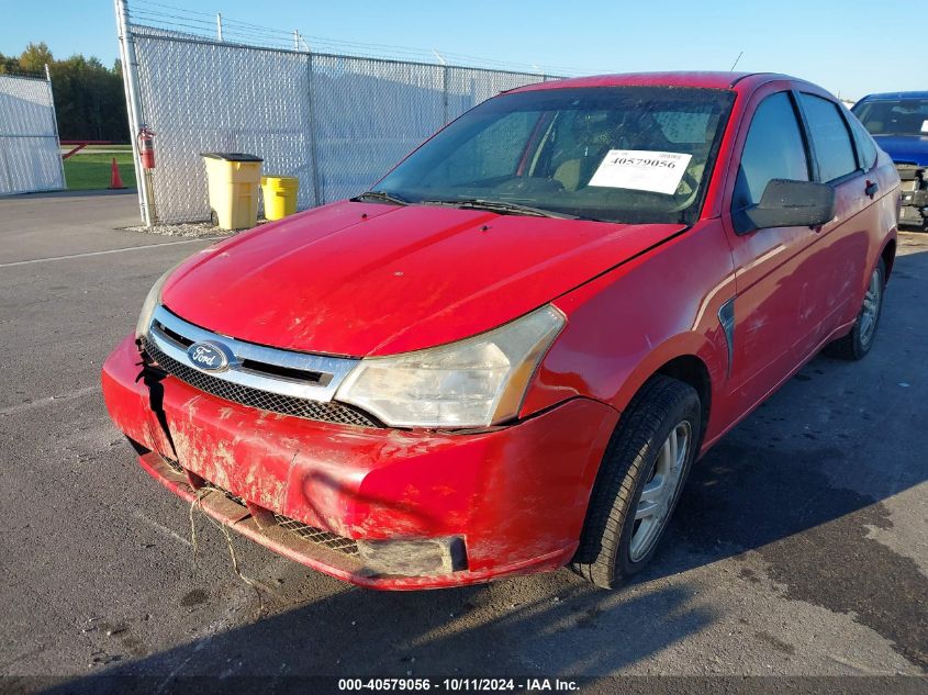 2008 Ford Focus S/Se VIN: 1FAHP34N28W109922 Lot: 40579056