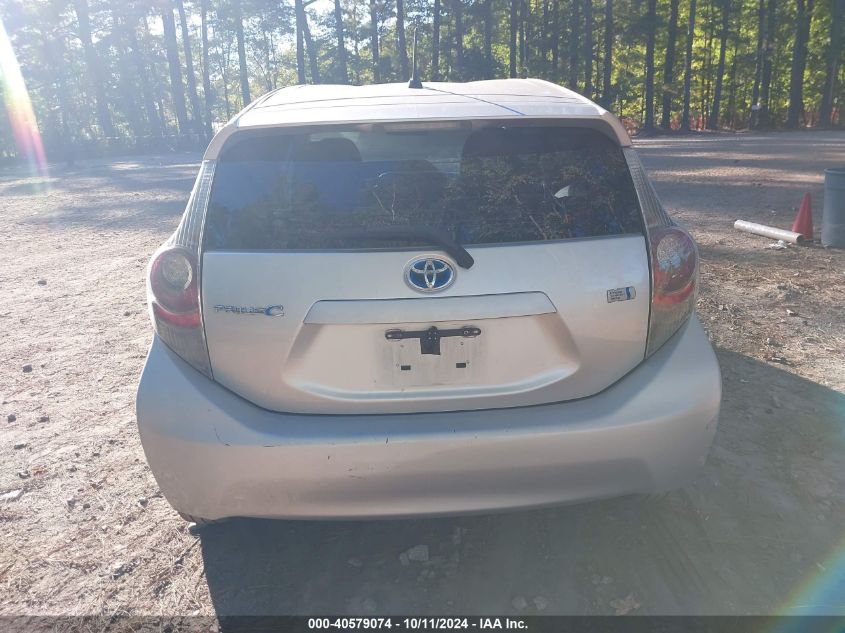 2012 Toyota Prius C VIN: JTDKDTB34C1018702 Lot: 40579074