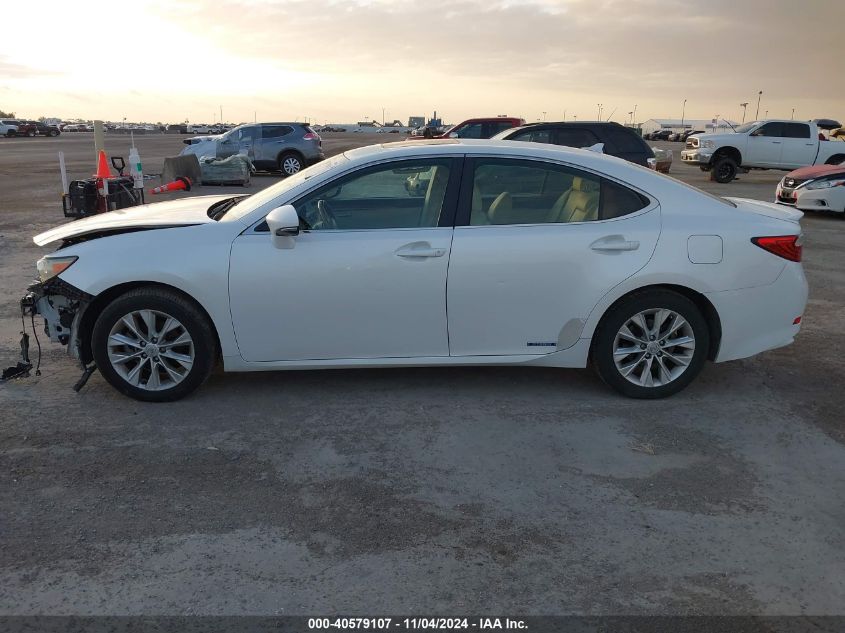 2013 Lexus Es 300H VIN: JTHBW1GG8D2013023 Lot: 40579107