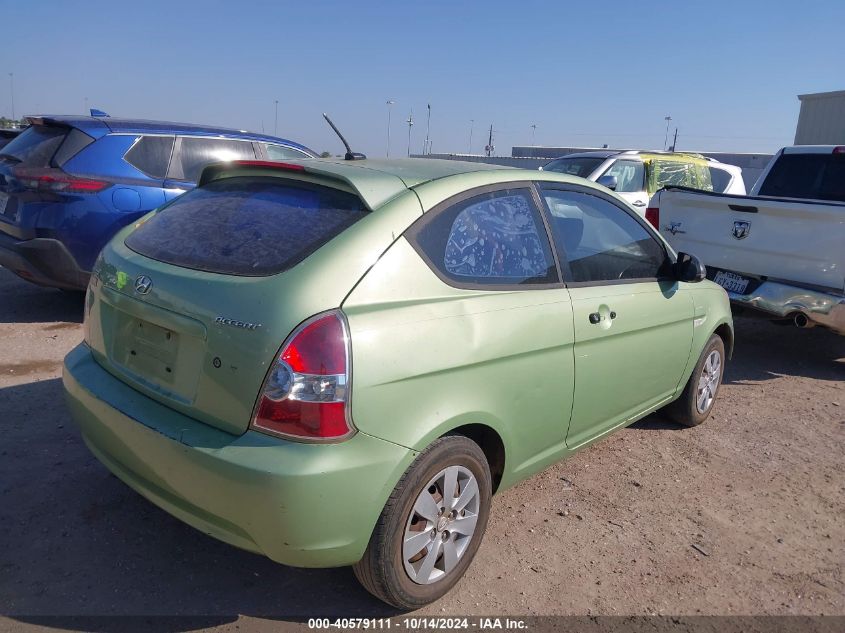 2009 Hyundai Accent Gs VIN: KMHCM36C99U115329 Lot: 40579111