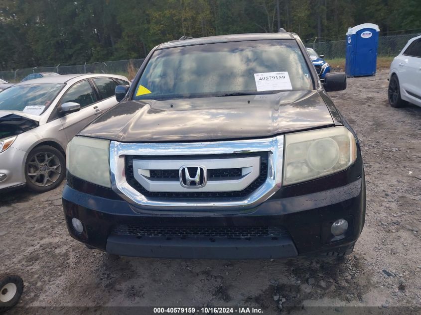 2011 Honda Pilot Ex-L VIN: 5FNYF4H59BB009616 Lot: 40579159