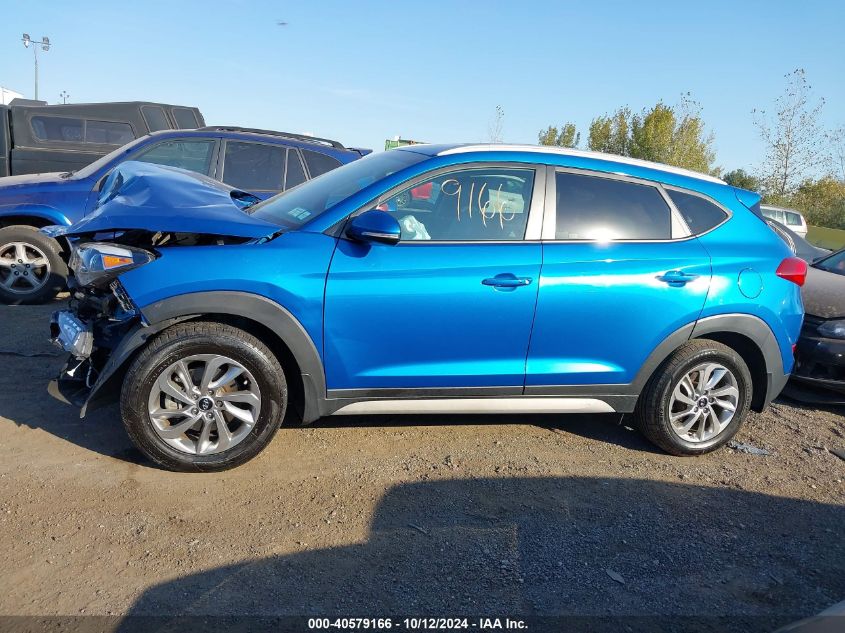 2018 Hyundai Tucson Limited/Sport And Eco/Se VIN: KM8J3CA49JU775630 Lot: 40579166