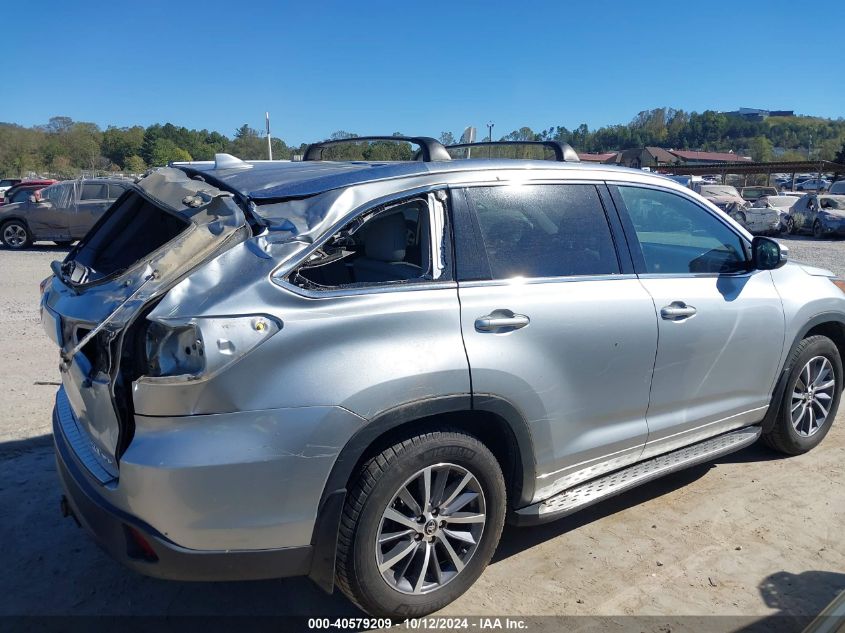 2018 Toyota Highlander Xle VIN: 5TDJZRFH5JS900404 Lot: 40579209