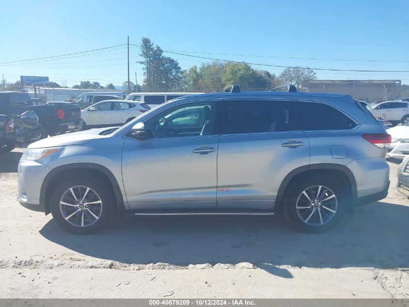 2018 Toyota Highlander Xle VIN: 5TDJZRFH5JS900404 Lot: 40579209