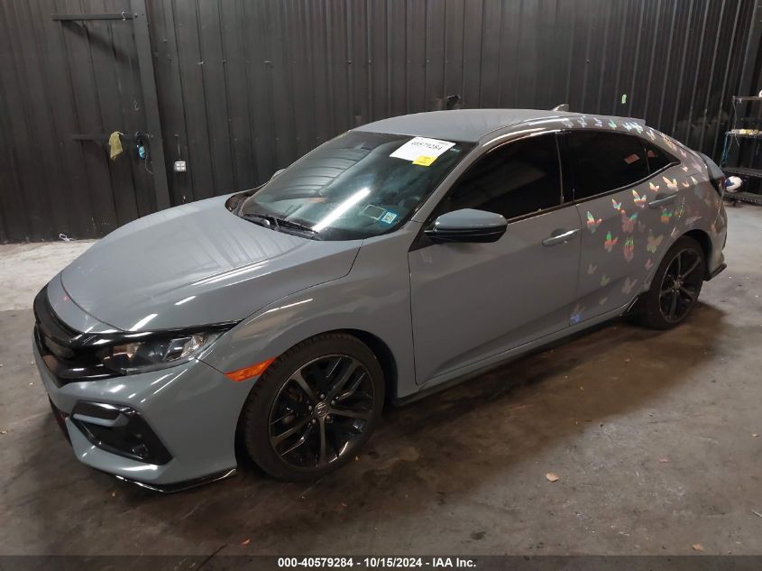 2021 Honda Civic Sport VIN: SHHFK7H48MU404805 Lot: 40579284