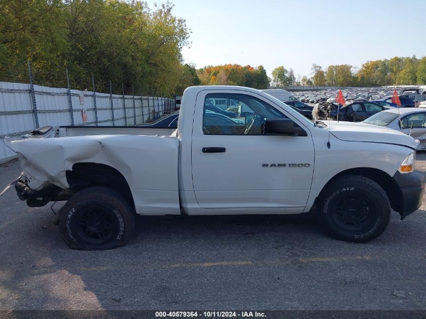 2012 Dodge Ram 1500 St VIN: 3C6JD7AP7CG248976 Lot: 40579364