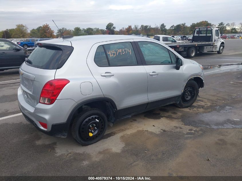 2018 Chevrolet Trax Ls VIN: KL7CJKSB2JB720424 Lot: 40579374