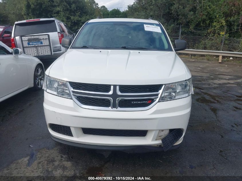 2018 Dodge Journey Se VIN: 3C4PDCAB6JT166922 Lot: 40579392