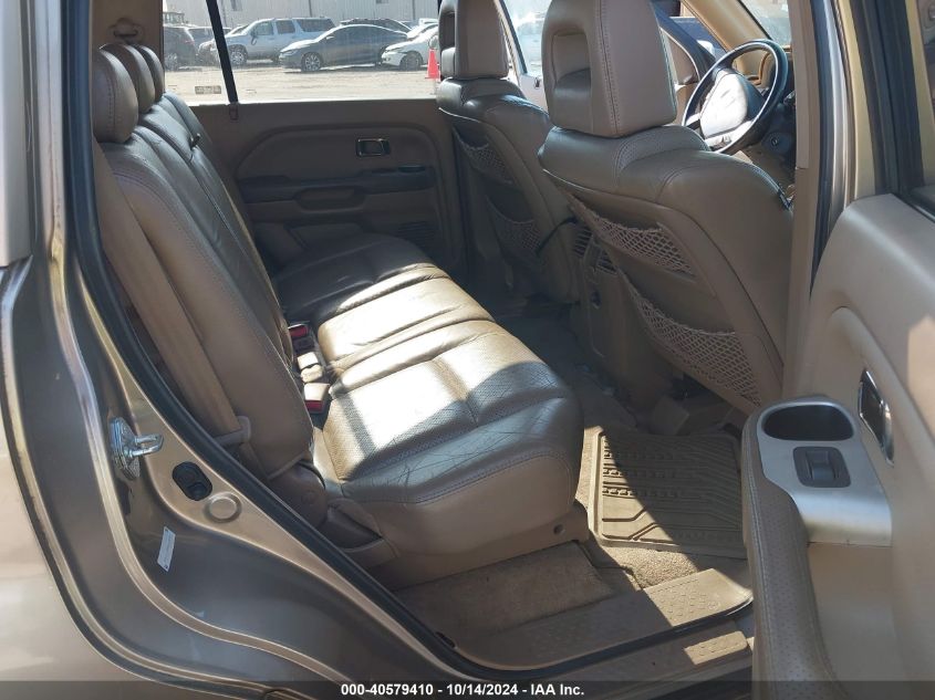 2005 Honda Pilot Ex-L VIN: 2HKYF18505H514710 Lot: 40579410