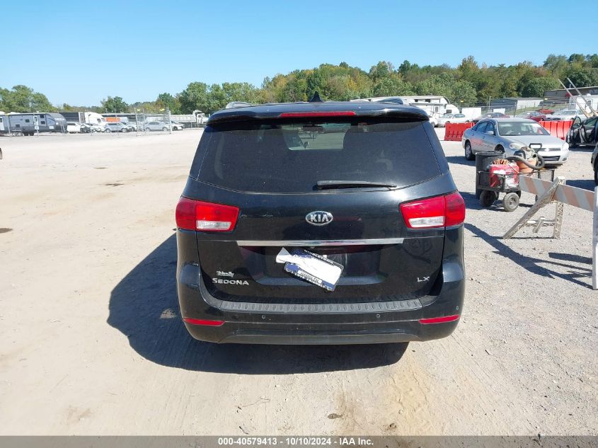 2016 Kia Sedona Lx VIN: KNDMB5C16G6087018 Lot: 40579413