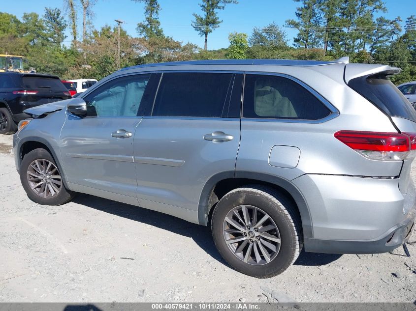 2017 TOYOTA HIGHLANDER XLE - 5TDKZRFHXHS199633