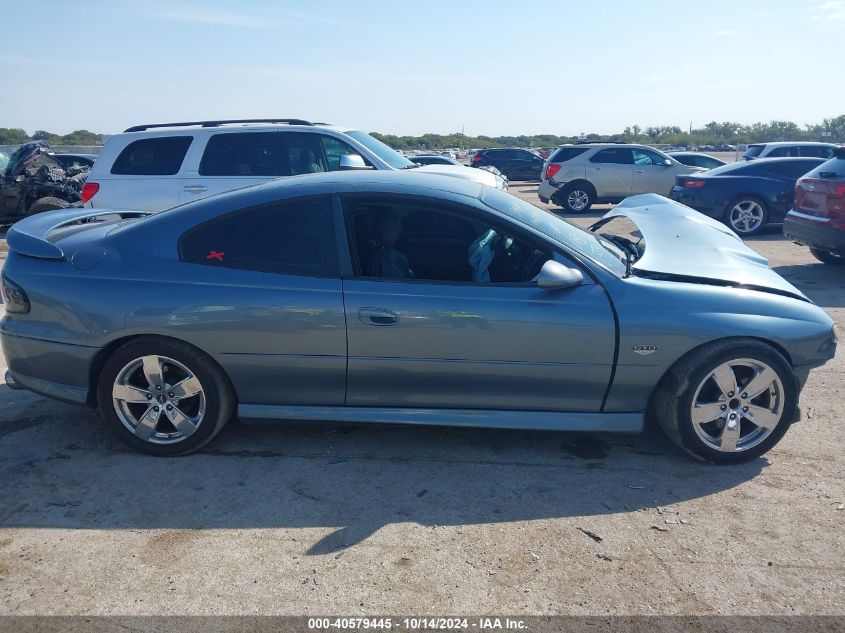 2006 Pontiac Gto VIN: 6G2VX12U26L814124 Lot: 40579445