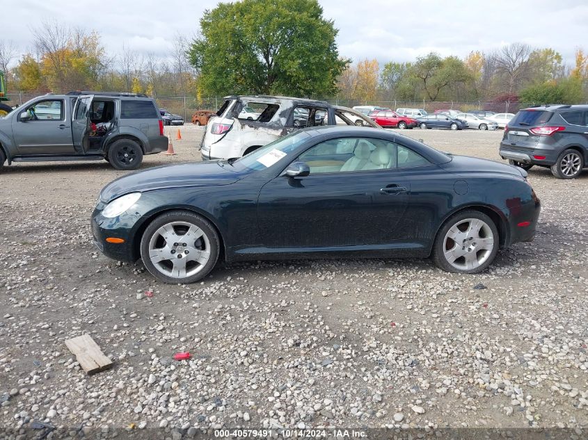 2004 Lexus Sc 430 VIN: JTHFN48YX40058375 Lot: 40579491