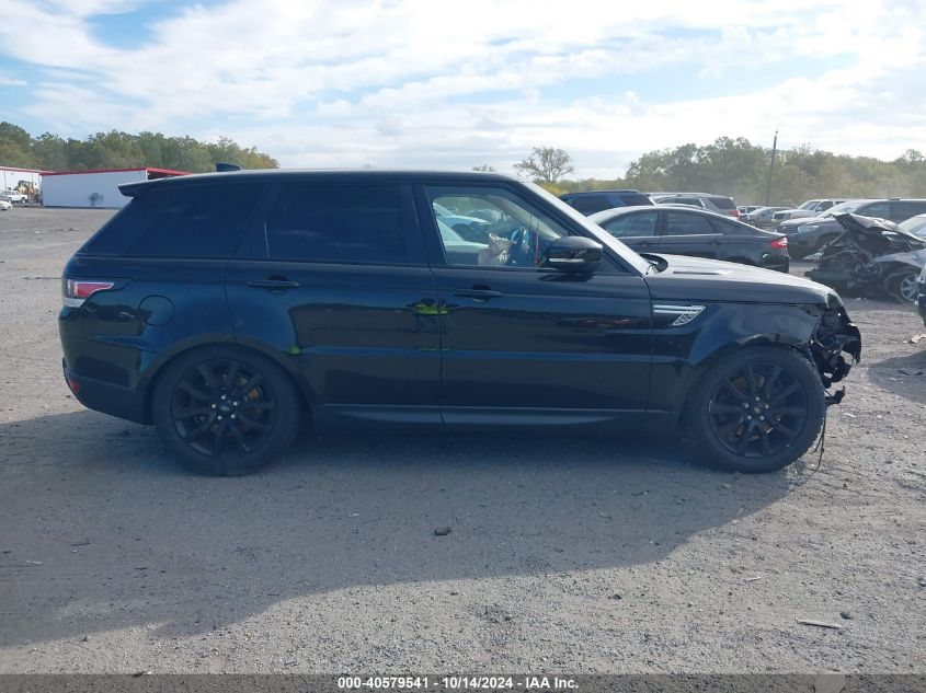 2017 Land Rover Range Rover Sport Hse VIN: SALWR2FK2HA130719 Lot: 40579541