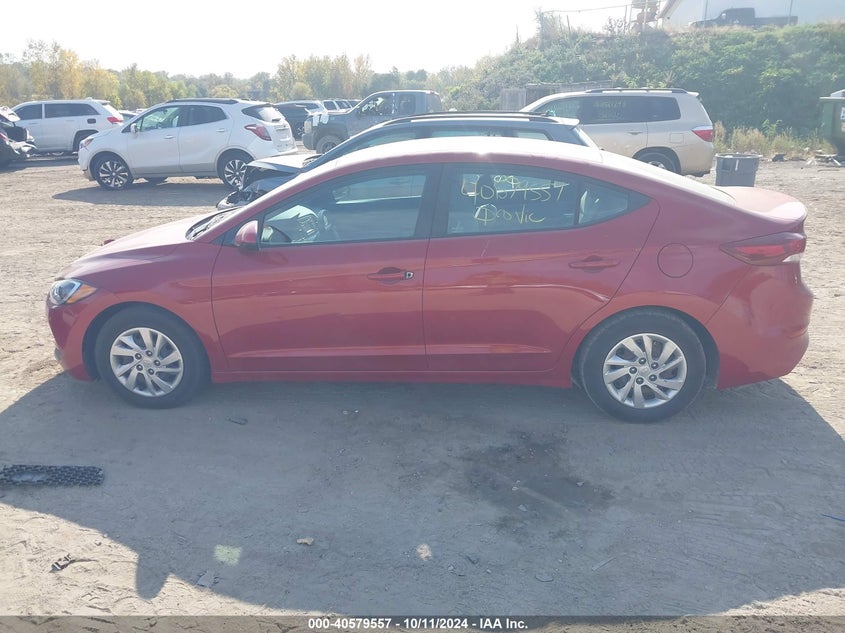 VIN KMHD74LF6JU452819 2018 HYUNDAI ELANTRA SE