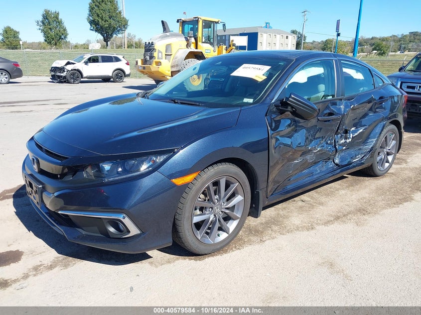 VIN 19XFC1F35ME001392 2021 HONDA CIVIC EX