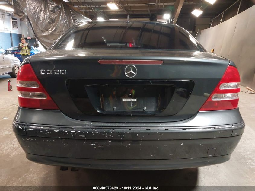 2001 Mercedes-Benz C 320 VIN: WDBRF64J21F056157 Lot: 40579629