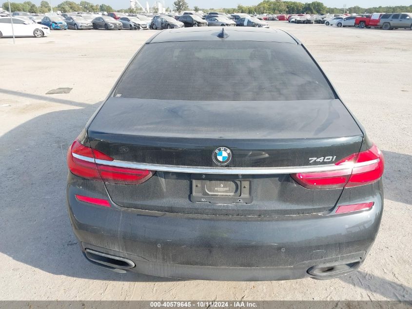 2016 BMW 740I I VIN: WBA7E2C52GG548177 Lot: 40579645