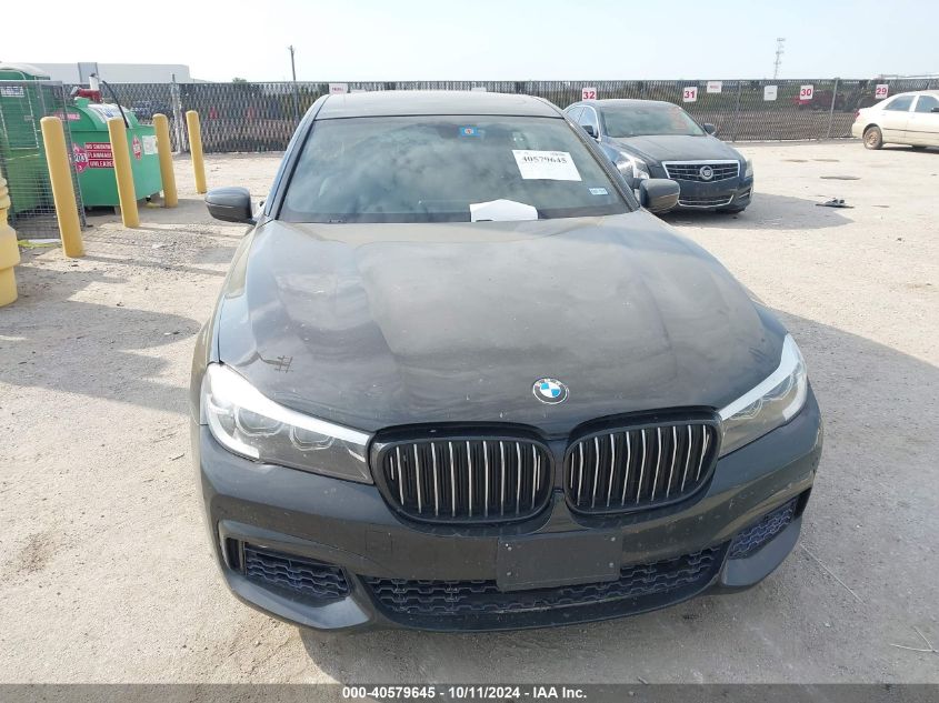 2016 BMW 740I I VIN: WBA7E2C52GG548177 Lot: 40579645