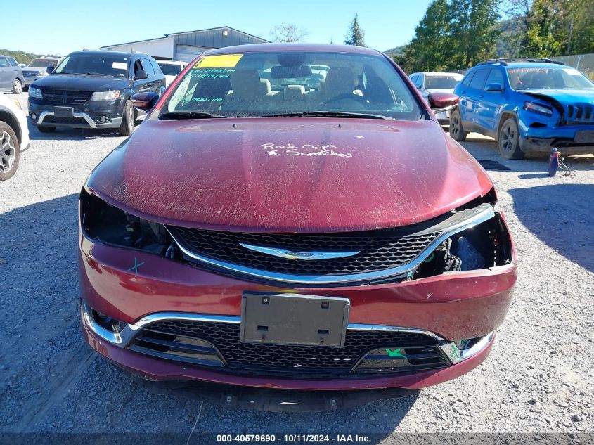 2015 Chrysler 200 C VIN: 1C3CCCCG6FN589585 Lot: 40579690