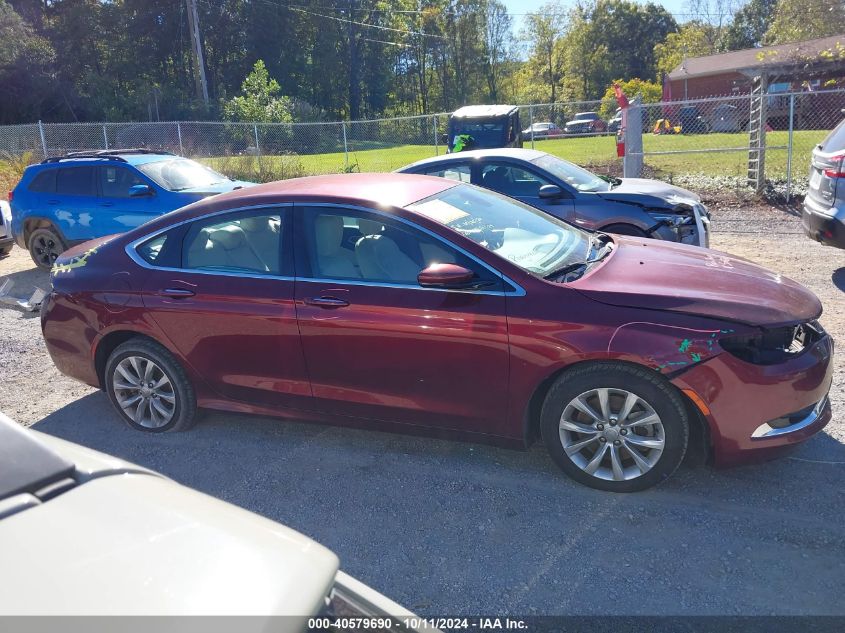 2015 Chrysler 200 C VIN: 1C3CCCCG6FN589585 Lot: 40579690