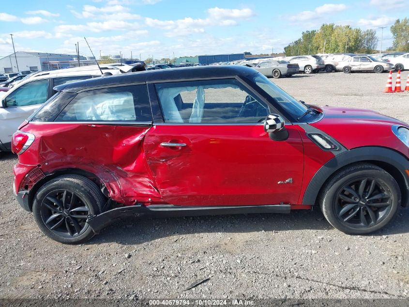 2014 Mini Paceman Cooper S VIN: WMWSS7C58EWS44435 Lot: 40579794